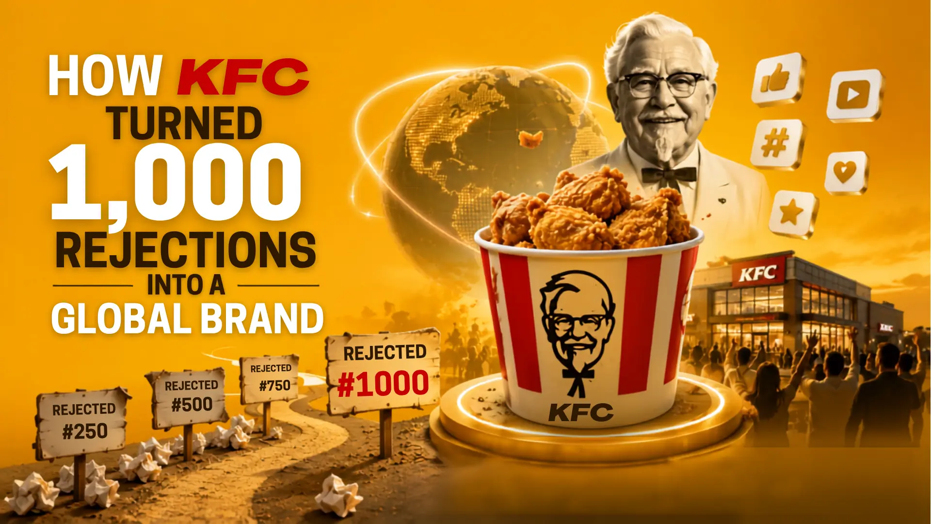 How KFC Turned 1,000 Rejections Into a Global Brand