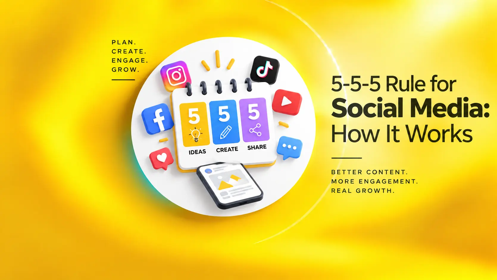 5-5-5 Rule for Social Media: How It Works