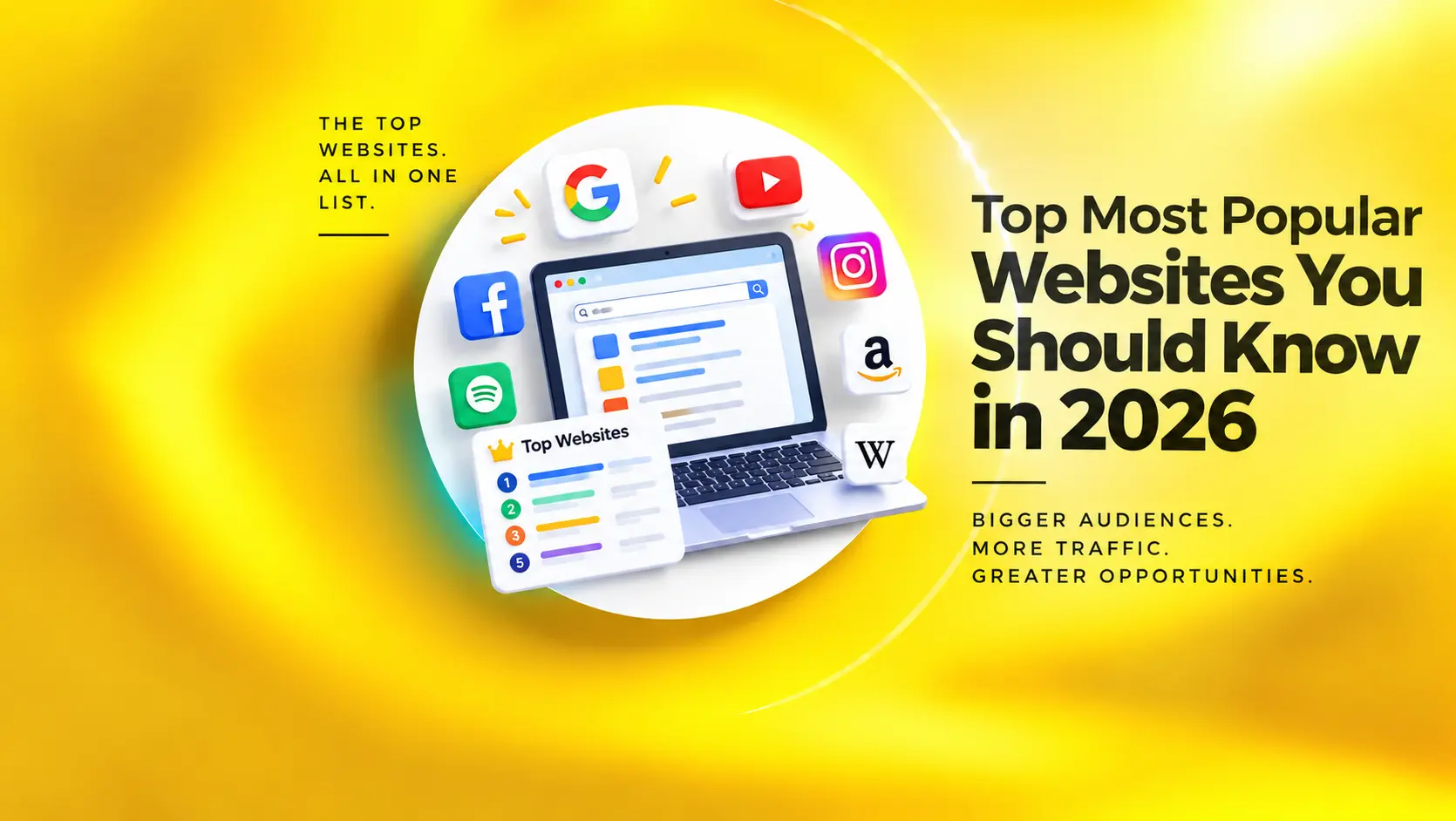Top Most Popular Websites You Should Know in 2026